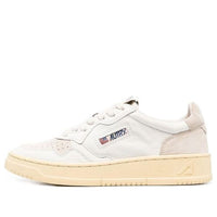 (WMNS) AUTRY Medalist Leather and Suede 'White Sand' AULW-SL01