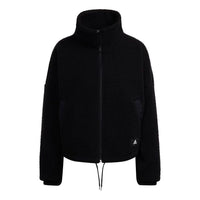 (WMNS) adidas Wip Shp Trcktp Stand Collar Sports Jacket Black GU9671