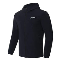 Li-Ning Logo Running Windbreaker 'Black' AFDS365-6